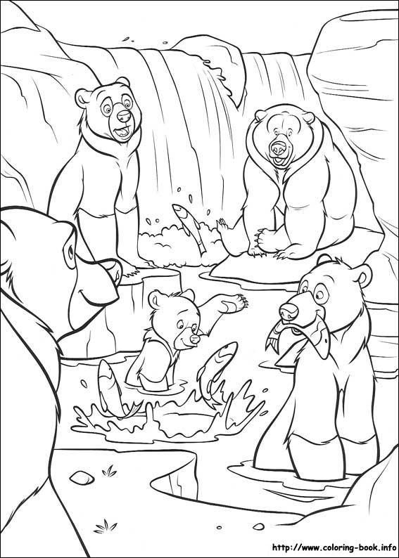 Brother Bear coloring picture